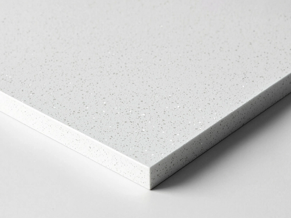 Engineered Quartz Composite Countertop surface detail — Fadior Material Library