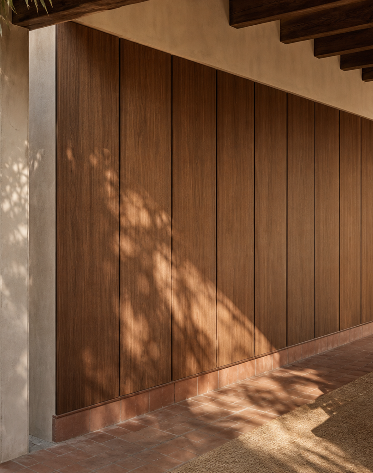 Fadior Miroir Wall Panel Suite with Spectral Partition Datum — interior room context showing cabinet integration