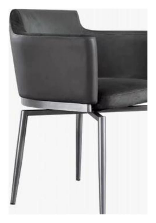 Leather-Accent Dining Chair product photo for FADIOR HOME shop