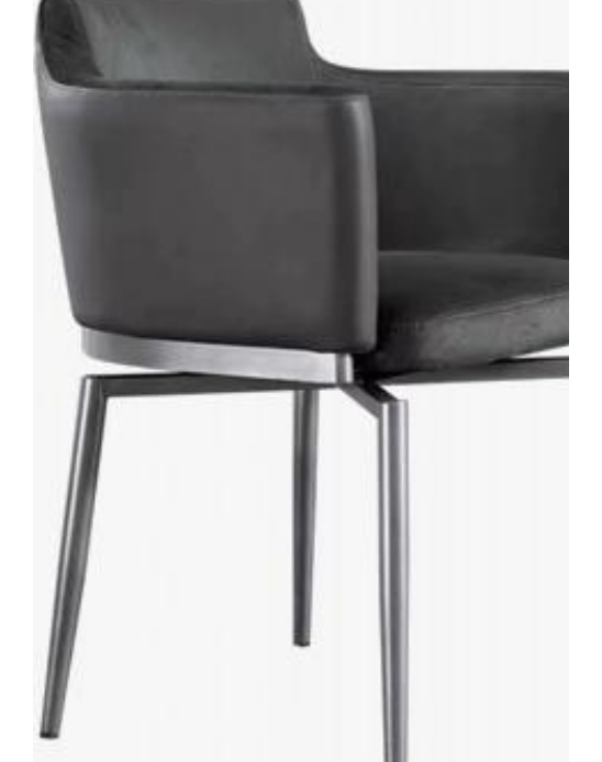 Leather-Accent Dining Chair product photo for FADIOR HOME shop