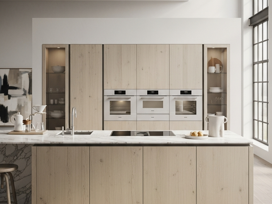 Fadior Abyss Kitchen Suite — 304 stainless steel kitchen system, front view