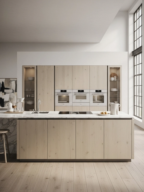 Fadior Abyss Kitchen Suite — 304 stainless steel kitchen system, front view