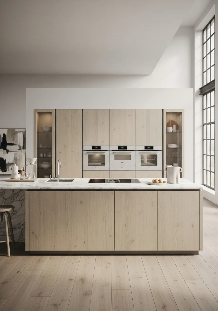 Fadior Abyss Kitchen Suite — 304 stainless steel kitchen system, front view