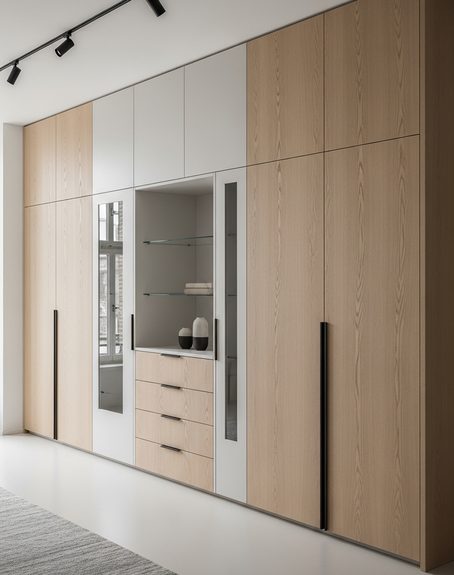 Fadior Lumiere Wardrobe Suite — interior room context showing cabinet integration