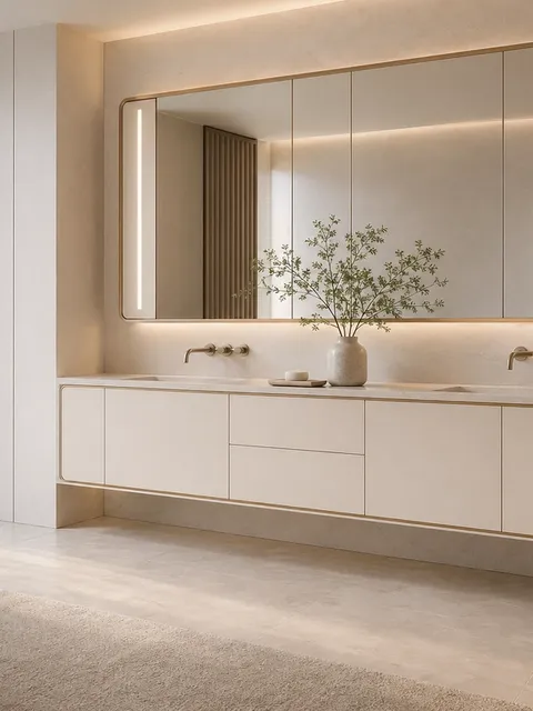 Suite de Baño y Tocador Alcove con Mueble de Tocador de Marco Perla