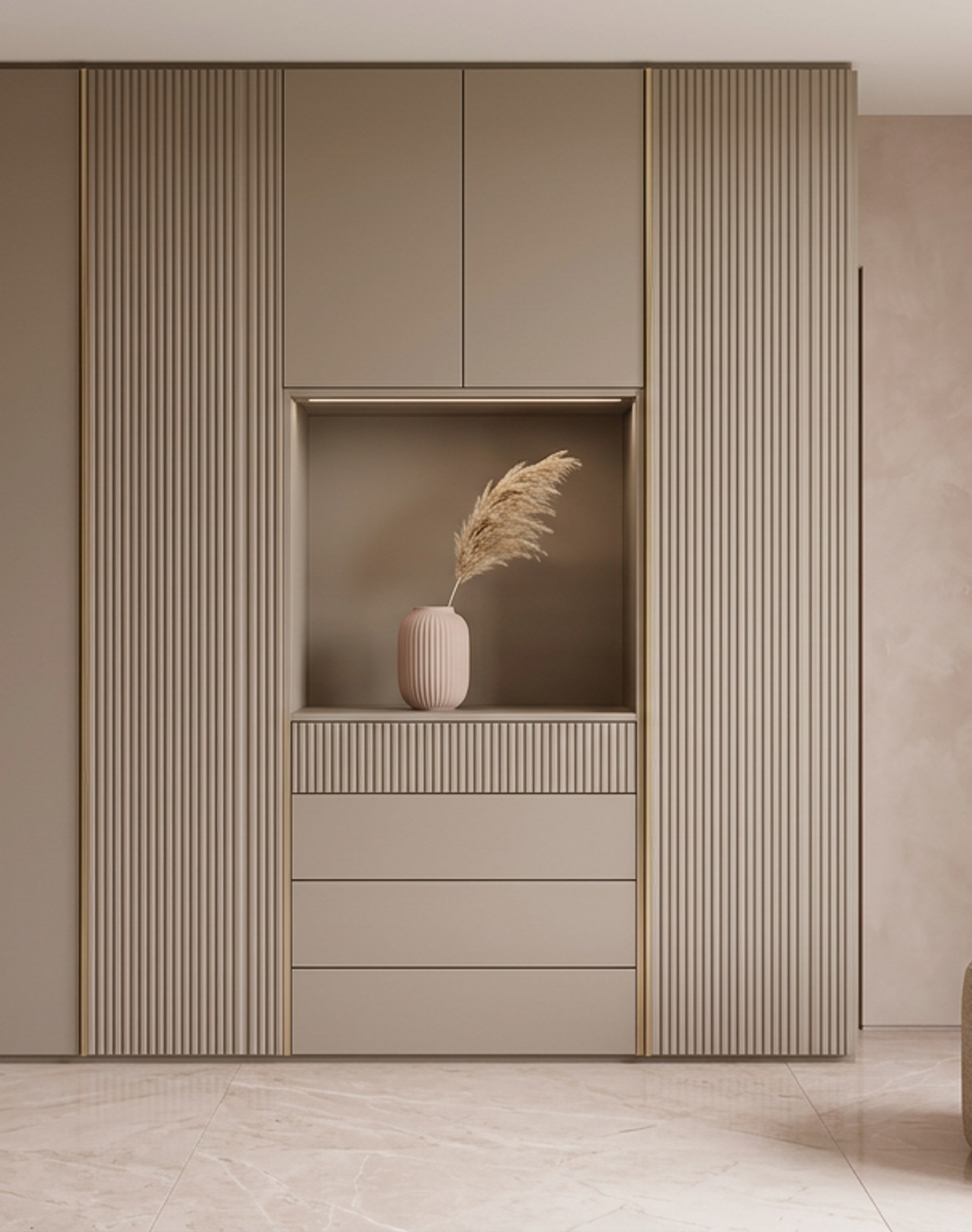 Fadior Brera Wardrobe Suite — lifestyle setting with natural light and residential styling