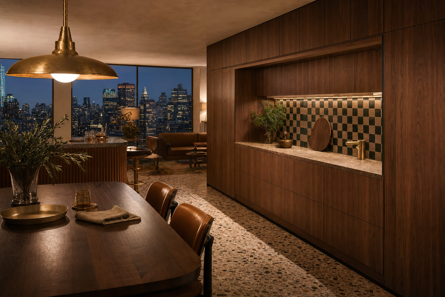 Fadior Continuum Kitchen Suite with Grohe Hygienic Prep Spine — lifestyle setting with natural light and residential styling