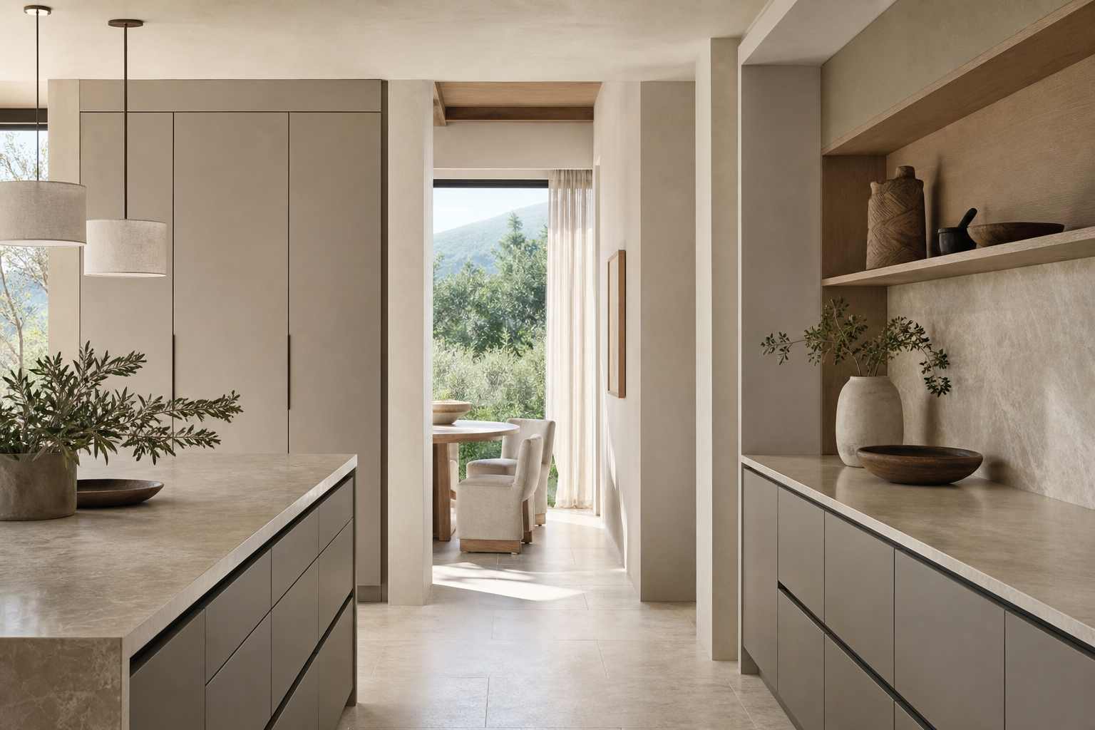 Fadior Dream Home Kitchen Suite with Verdant Butler Gallery — interior room context showing cabinet integration