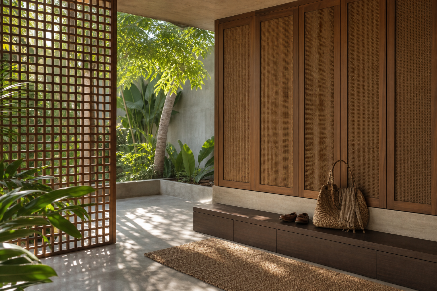 Fadior Resonance Wardrobe Suite with Slate Shoe Bridge — lifestyle setting with natural light and residential styling