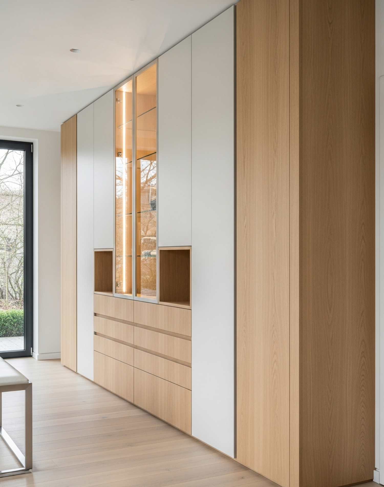 Fadior Brera Wardrobe Suite — interior room context showing cabinet integration