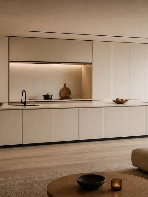 Suite de Cocina Solace con Isla Horizonte Artesanal