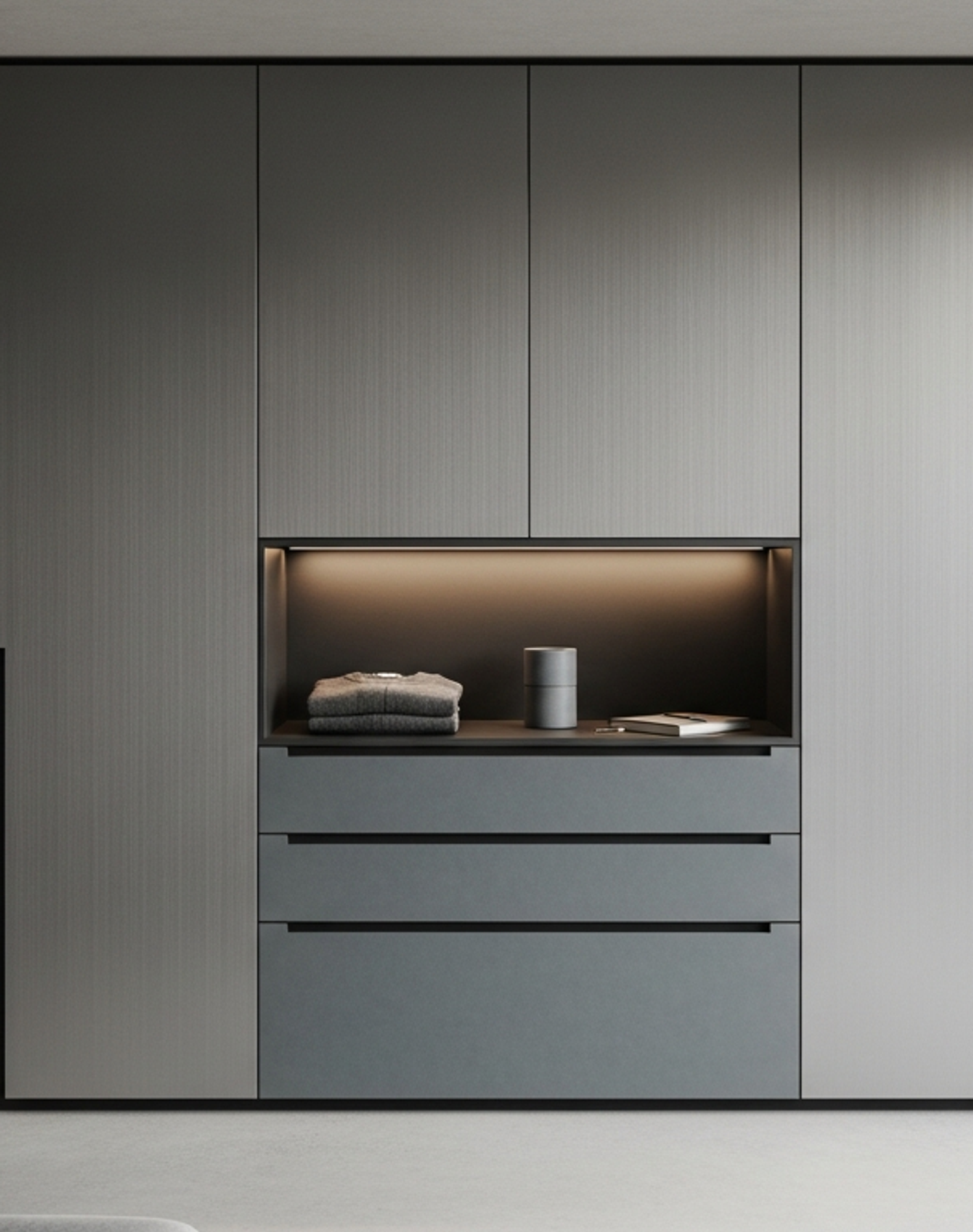 Fadior Brera Wardrobe Suite — lifestyle setting with natural light and residential styling