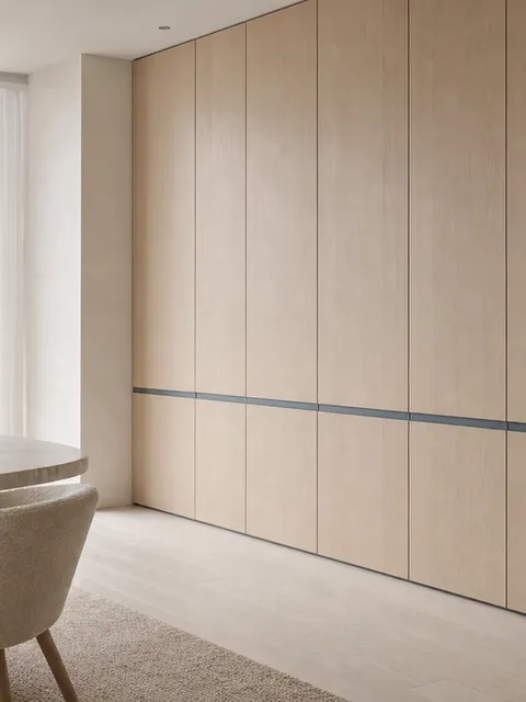 Suite de Paneles de Pared Terrazzo con Paneles de Revelado Azul Pizarra