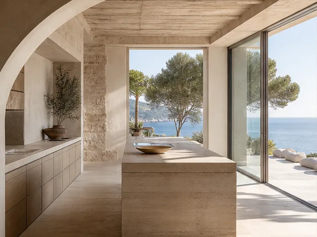 Diseño de interiores minimalista para cocinas que aún funcionan — editorial de Fadior sobre mobiliario en acero inoxidable 304