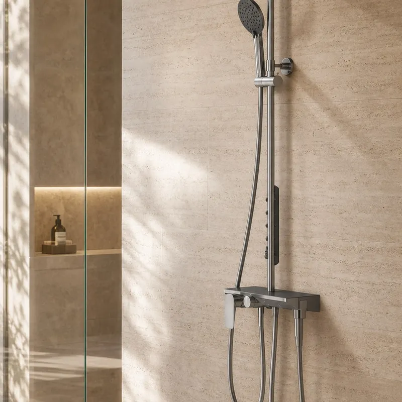 360 mm Glass-Panel Shower System