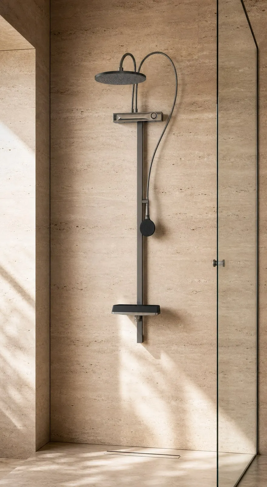 Exposed Thermostatic 420 mm Shower System