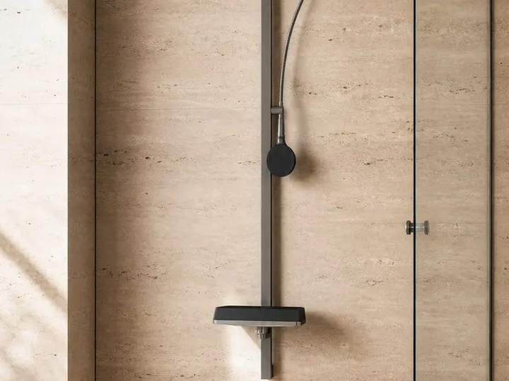Sistema de Grifería Termostática Vista para Ducha 420 mm