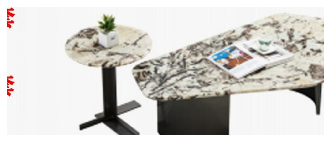 Stone-Top Coffee Table product photo for FADIOR HOME shop