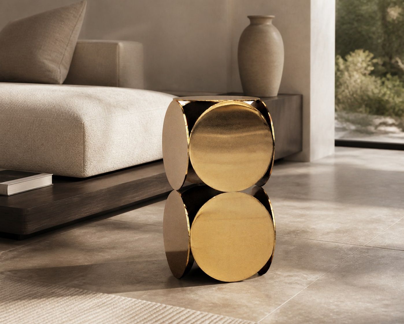 Side Table styled in a FADIOR HOME interior setting