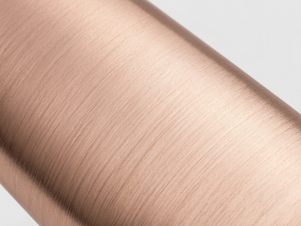 PVD Rose Gold Finish surface detail — Fadior Material Library