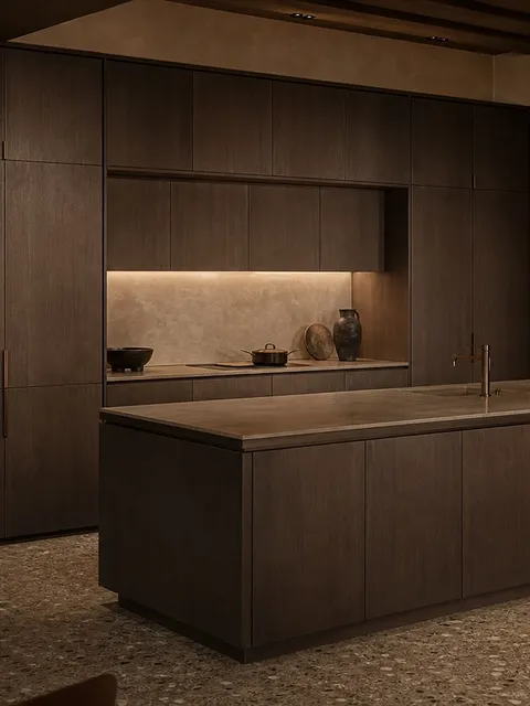 Fadior Forge Kitchen Suite with Silent Glide Prep Gantry — 304 stainless steel kitchen system, front view