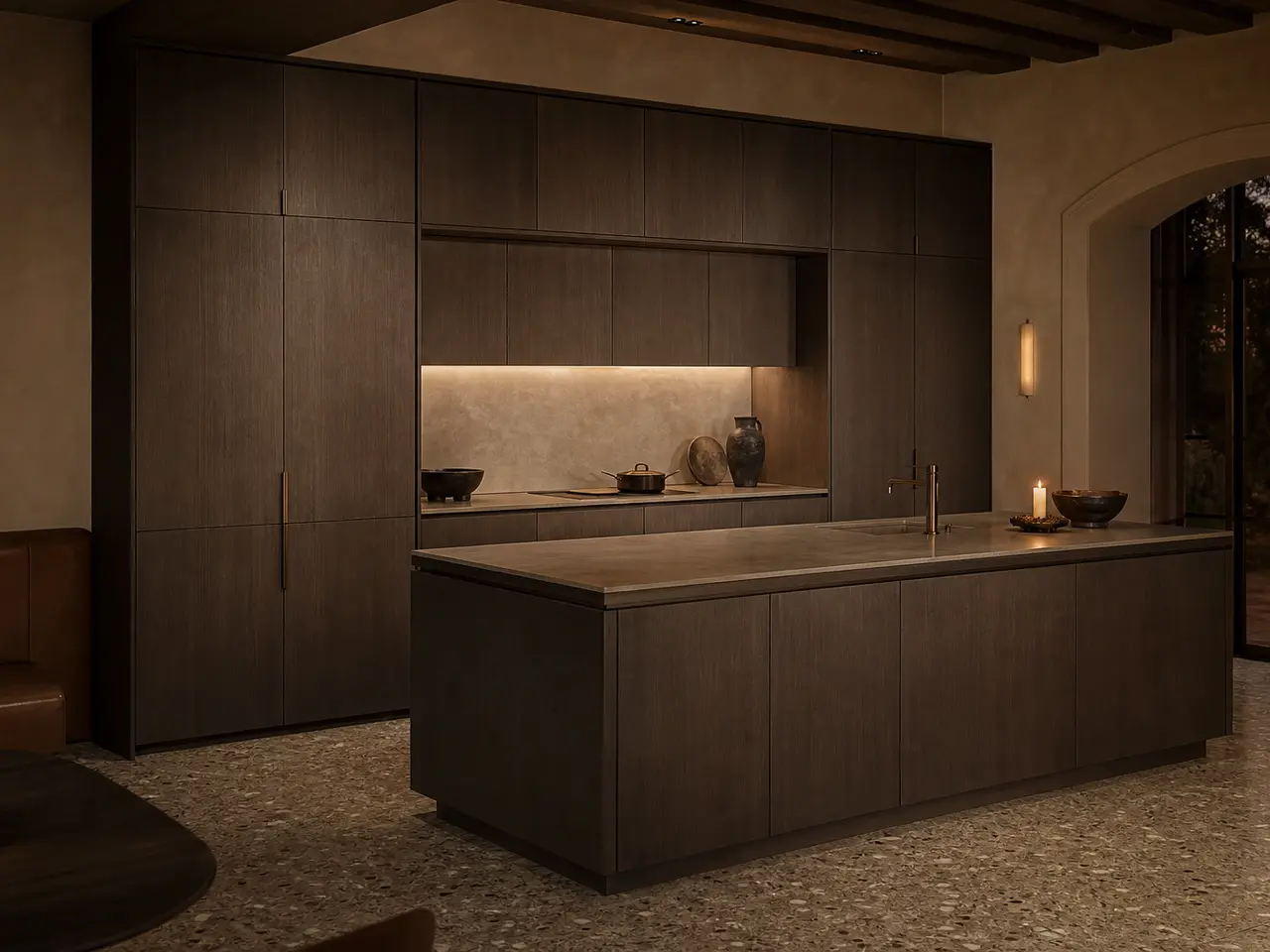 Fadior Forge Kitchen Suite with Silent Glide Prep Gantry - custom 304 stainless steel kitchen cabinetry with residential finishes, storage planning, and daily workflow