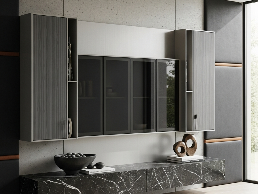 Fadior Essence Living Room Suite — 304 stainless steel living room system, front view