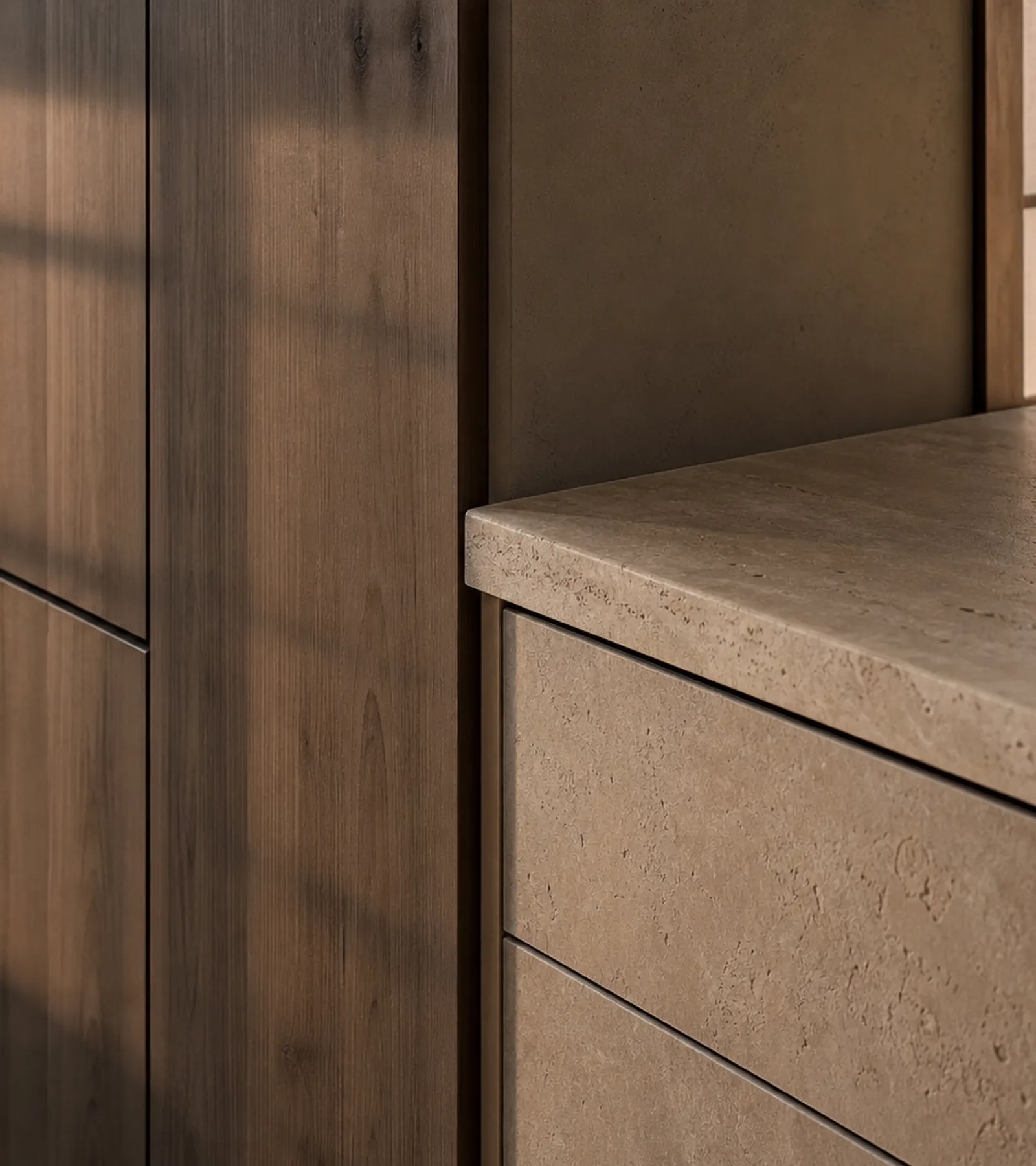 Suite de Cocina Dream Home con Isla de Despensa Breezeway acabado y detalle
