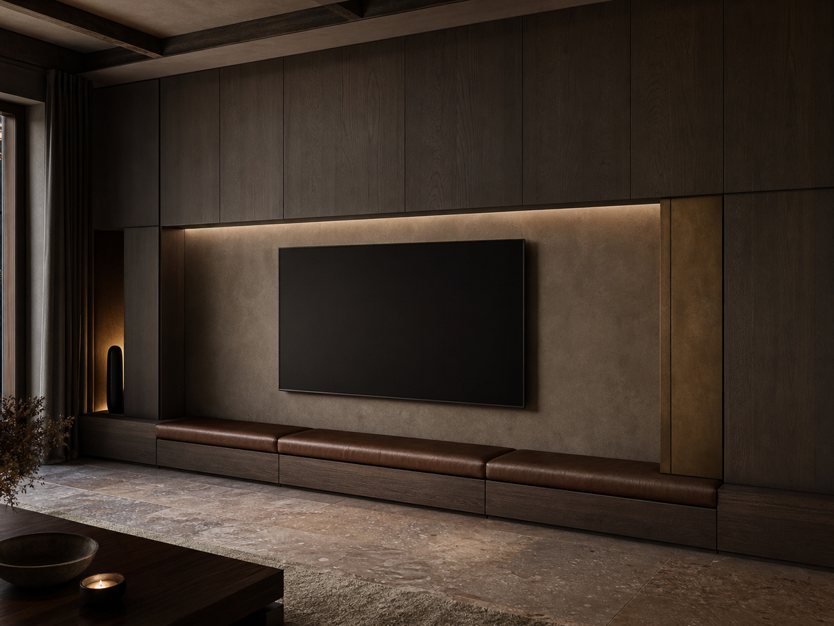 Fadior Galleria Living Room Suite with Cold-Finished Display Datum — 304 stainless steel living room system, front view