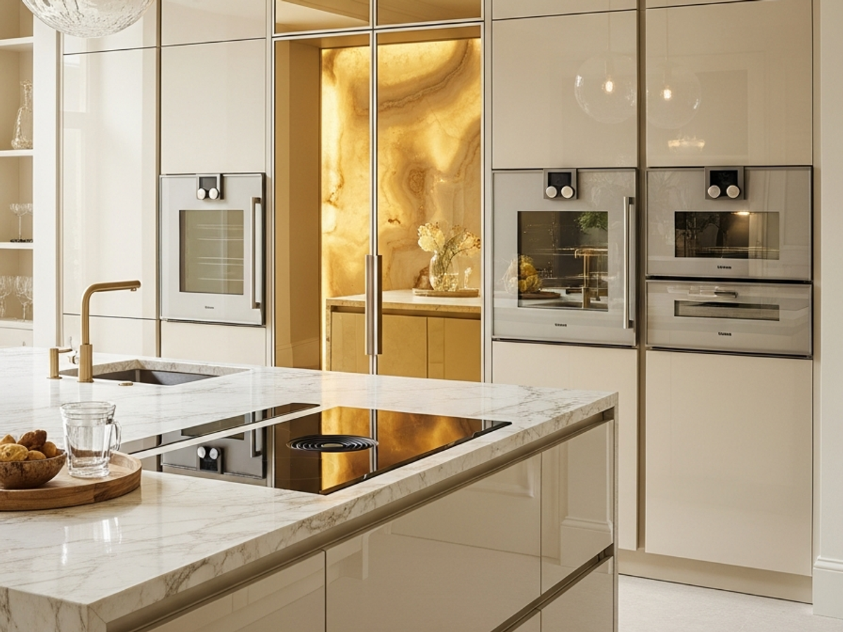 Fadior Abyss Kitchen Suite — 304 stainless steel kitchen system, front view