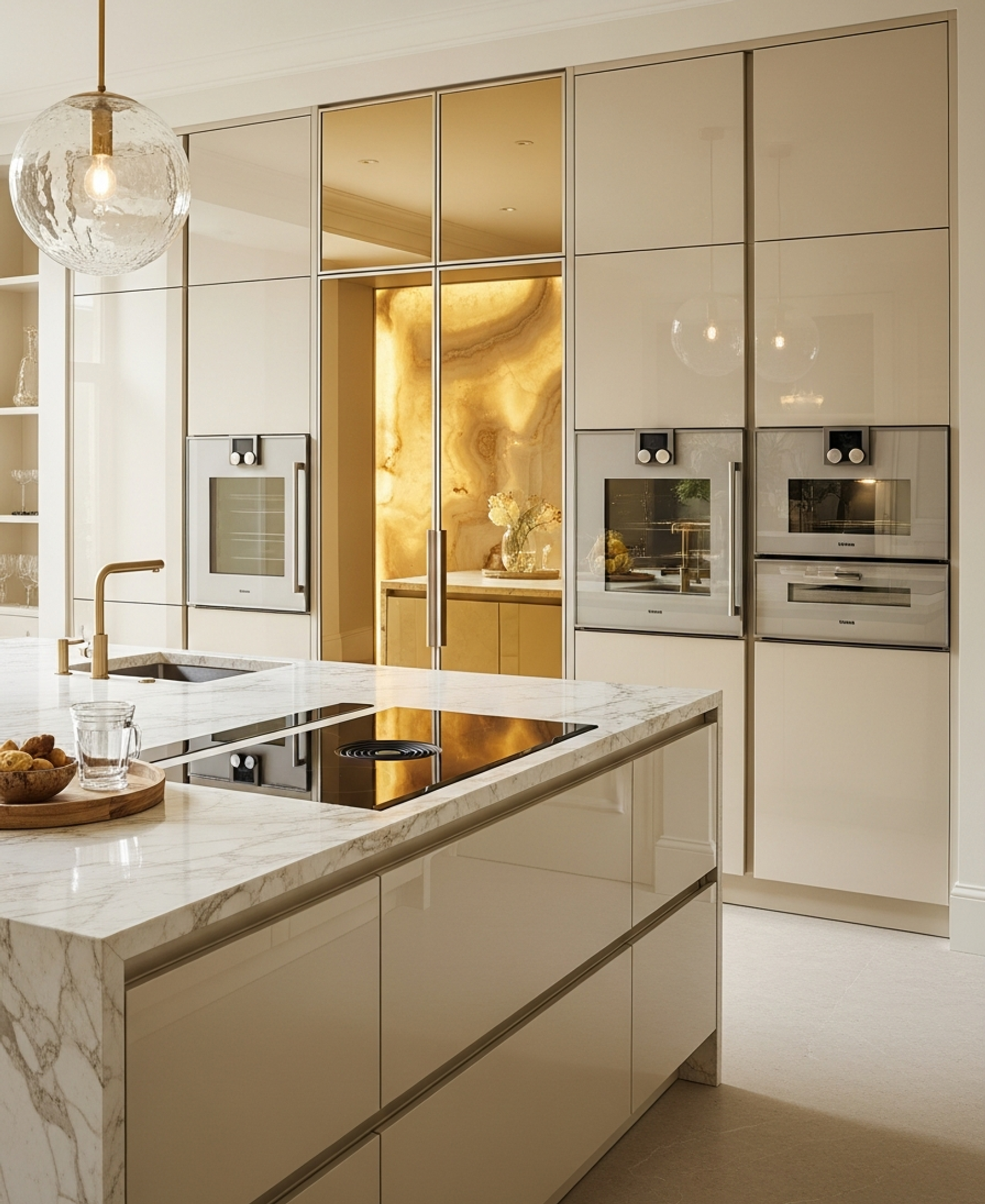 Fadior Abyss Kitchen Suite — 304 stainless steel kitchen system, front view