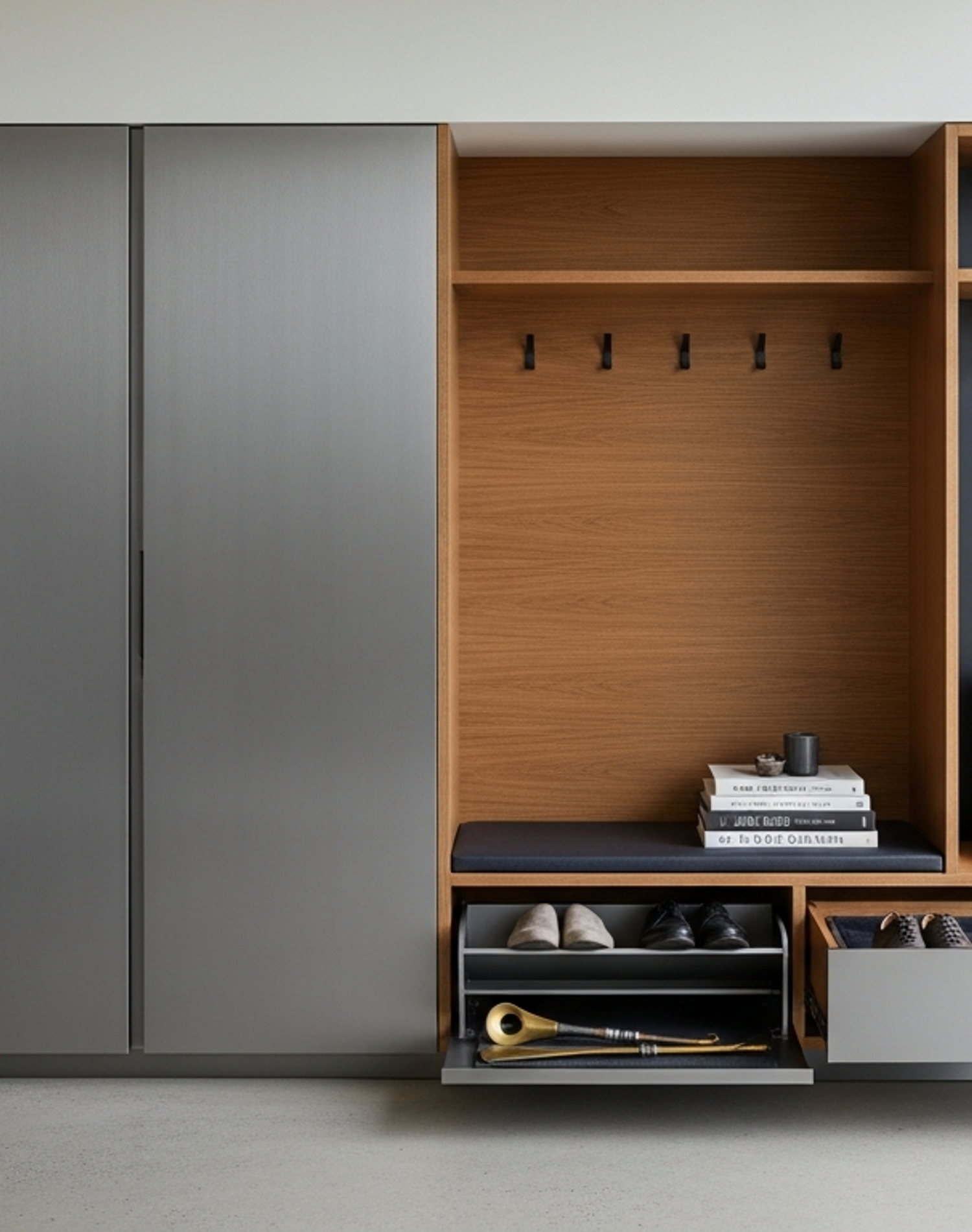 Fadior Archetype Entryway Suite — lifestyle setting with natural light and residential styling