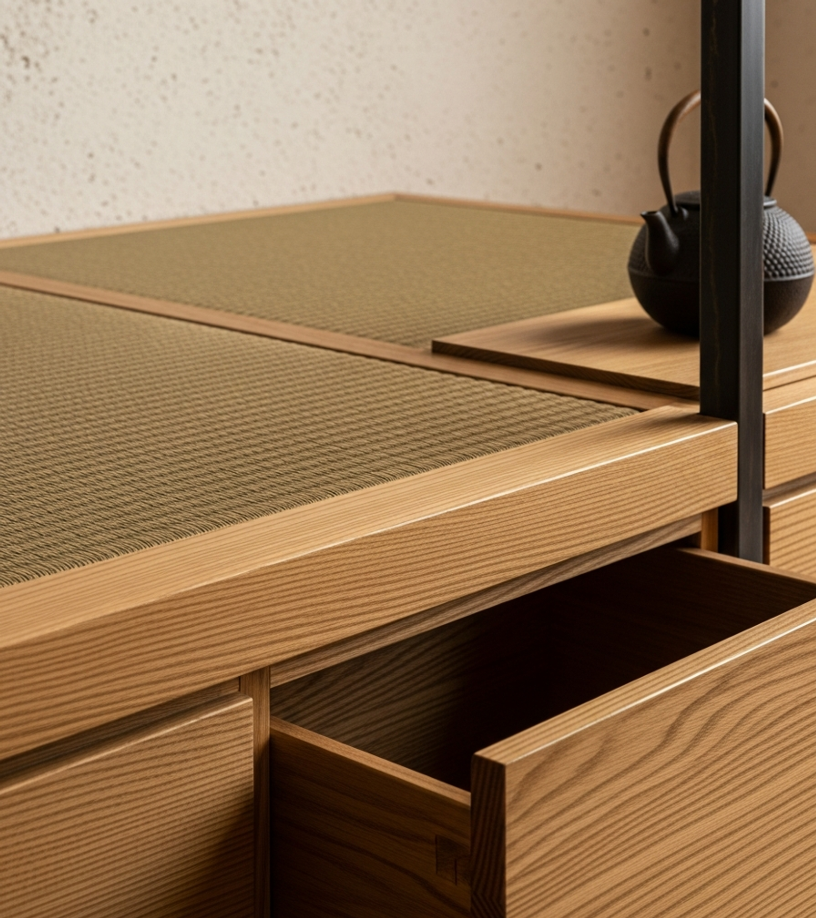 Fadior Brera Wardrobe Suite — close-up of stainless steel finish and hardware detail