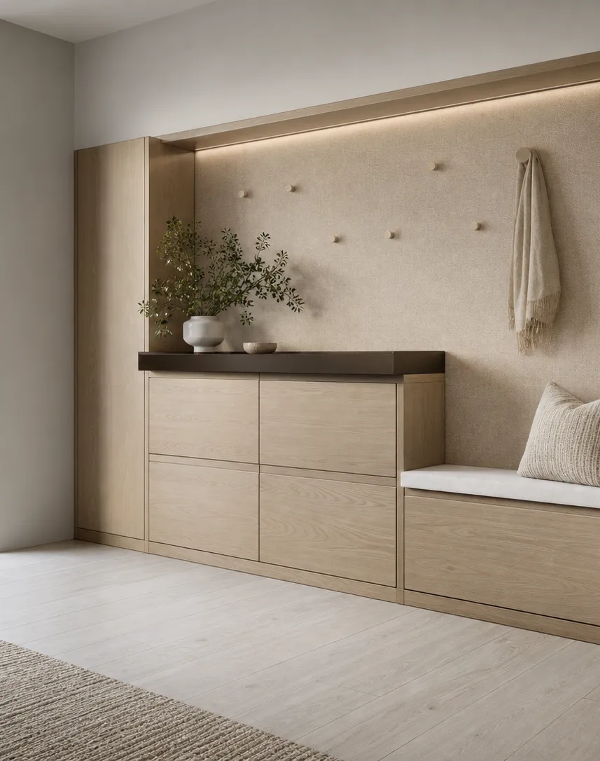 Suite de Entrada Ecliptic con Consola Bronze Maildrop perspectiva interior
