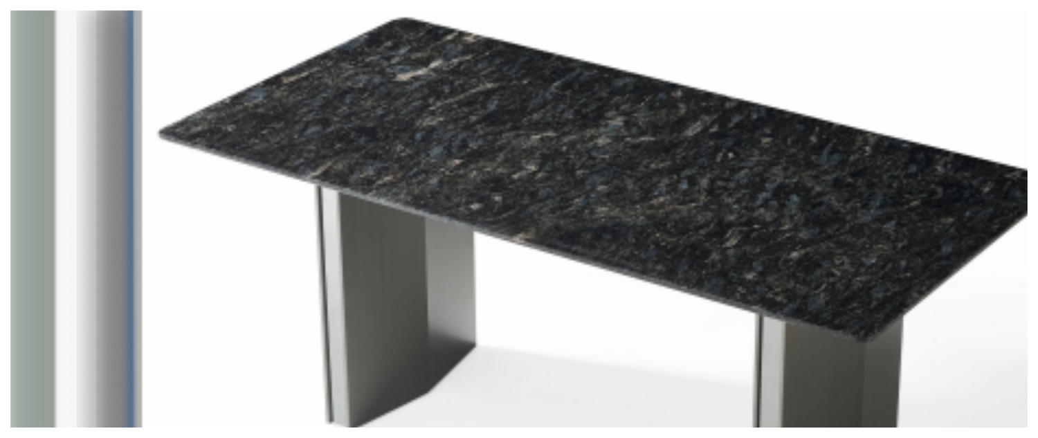 Stone-Top Marble Dining Table 160x80 product photo for FADIOR HOME shop