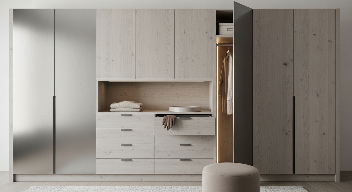 Fadior Brera Clerestory Wardrobe — lifestyle setting with natural light and residential styling