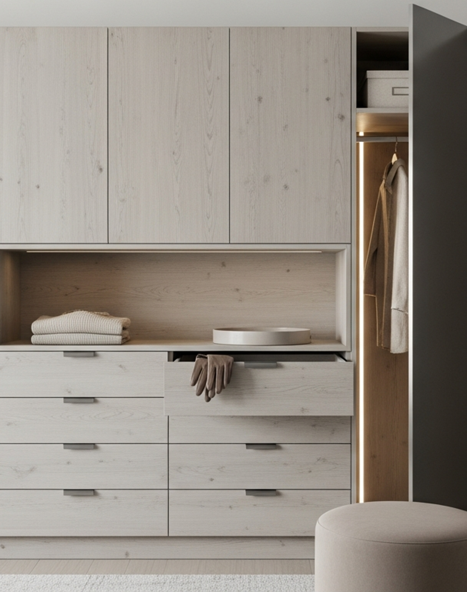 Fadior Brera Clerestory Wardrobe — lifestyle setting with natural light and residential styling