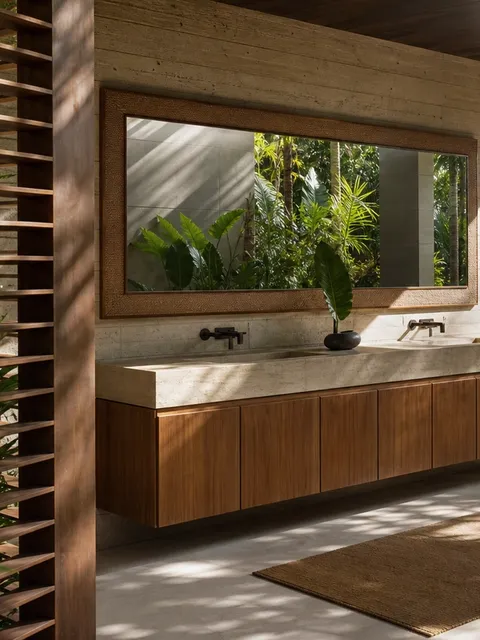 Suite de Tocador Voyage Bath con Pared de Tocador Milan Spa
