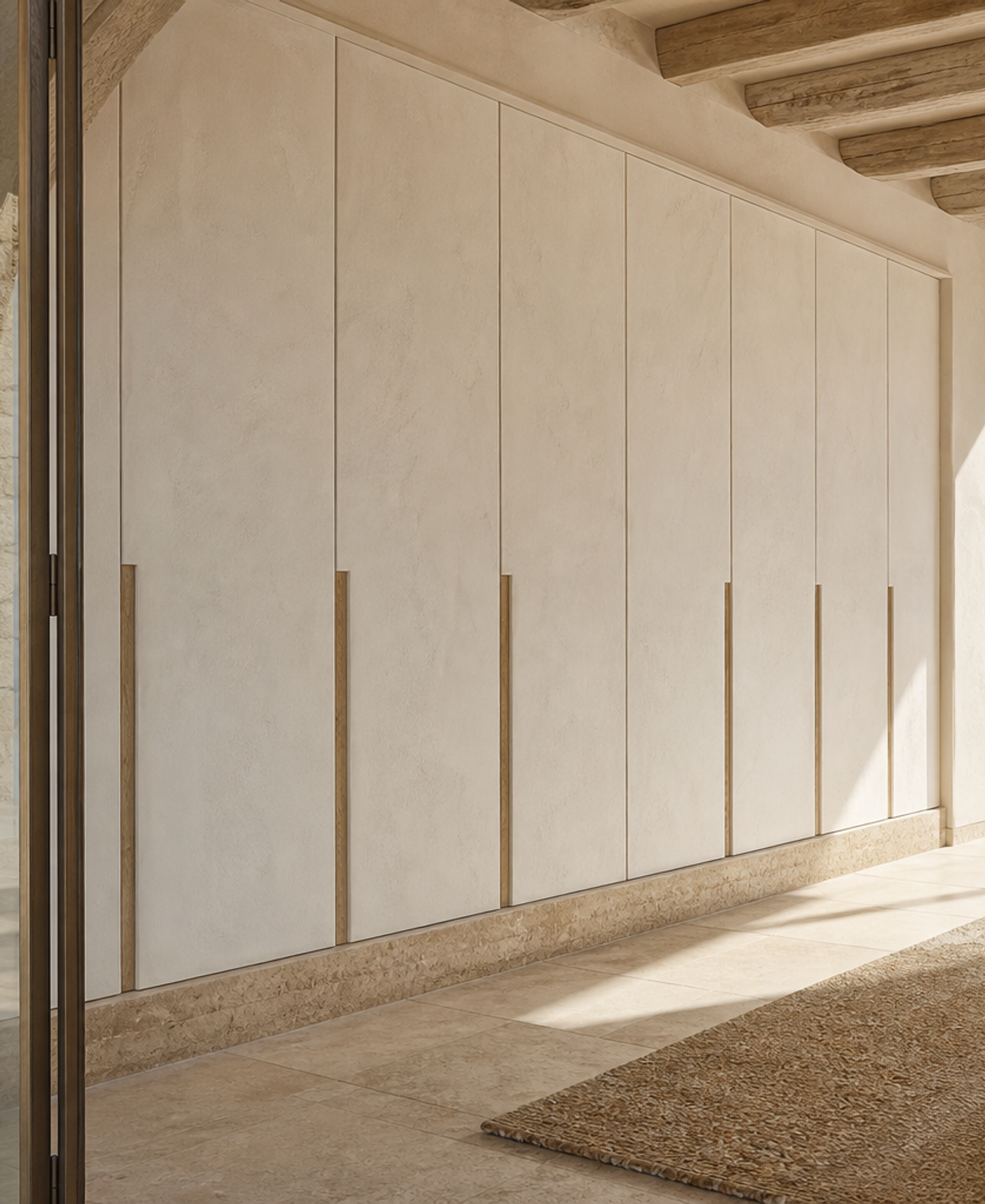 Fadior Onyx Wardrobe Suite with Mediterranean Dressing Gallery — 304 stainless steel wardrobe system, front view