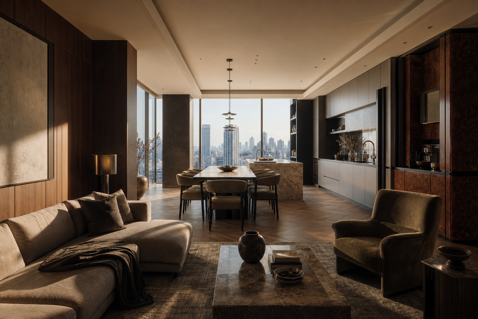 Penthouse de Cocina de 220 m² en Yakarta imagen 2