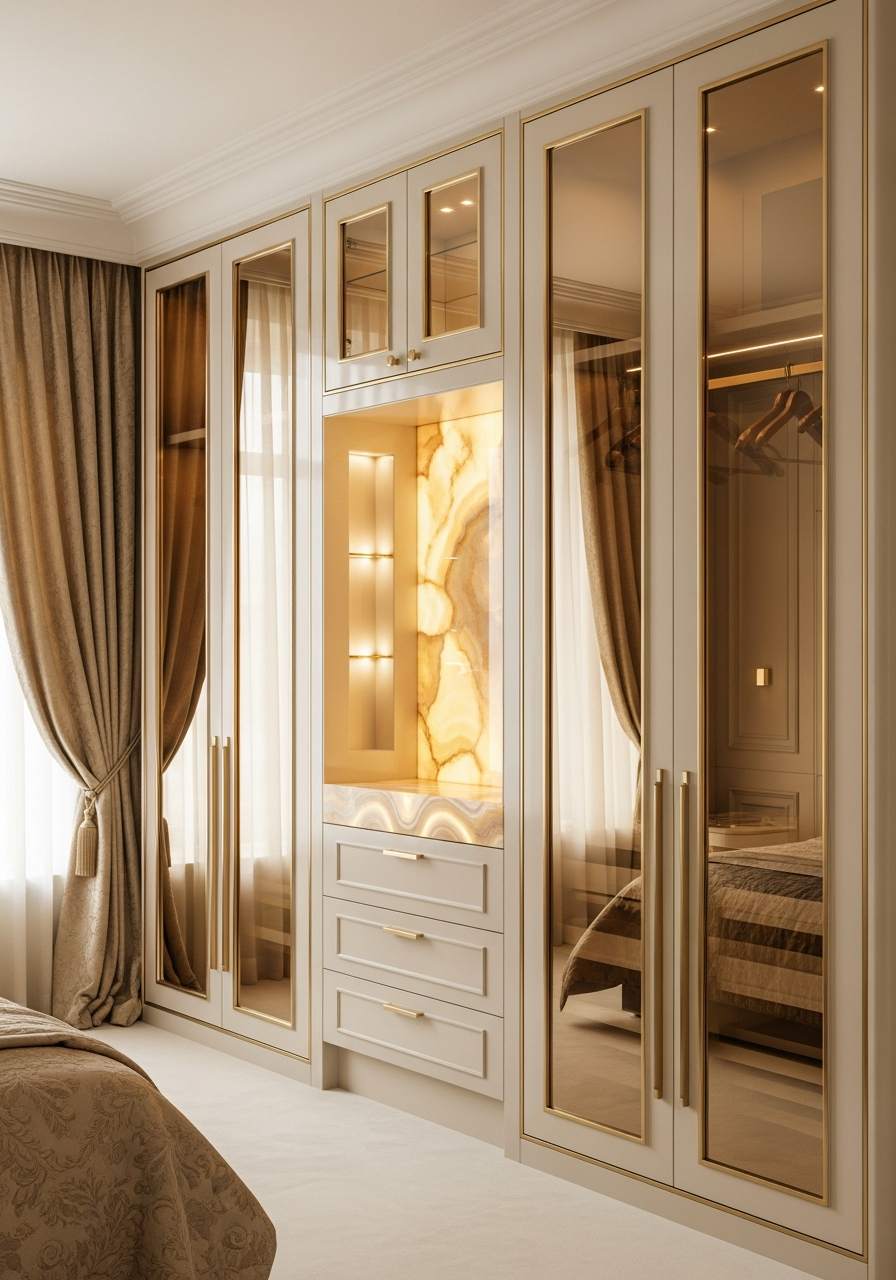 Fadior Elementum Wardrobe Suite — interior room context showing cabinet integration