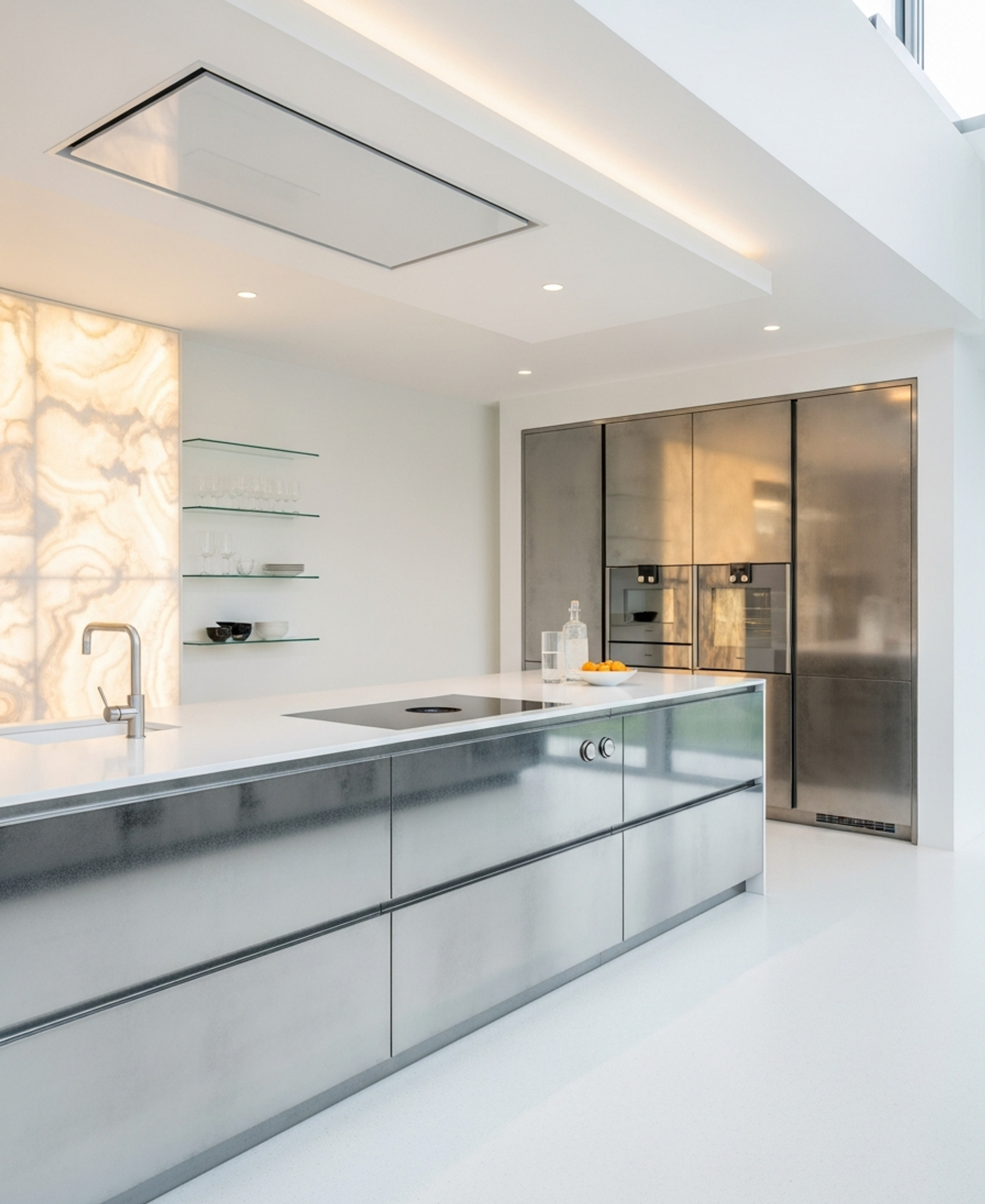 Fadior Abyss Kitchen Suite — 304 stainless steel kitchen system, front view