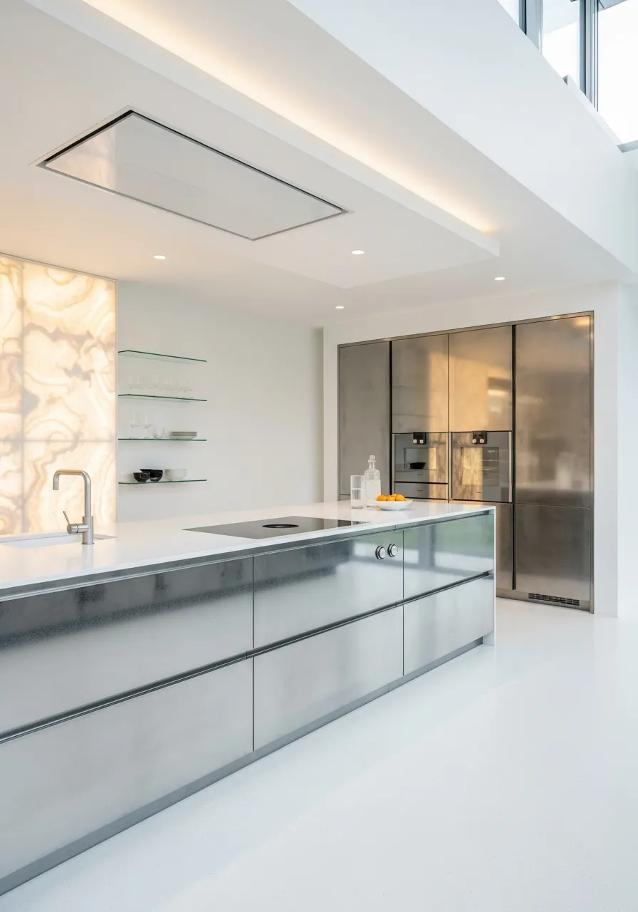 Fadior Abyss Kitchen Suite — 304 stainless steel kitchen system, front view