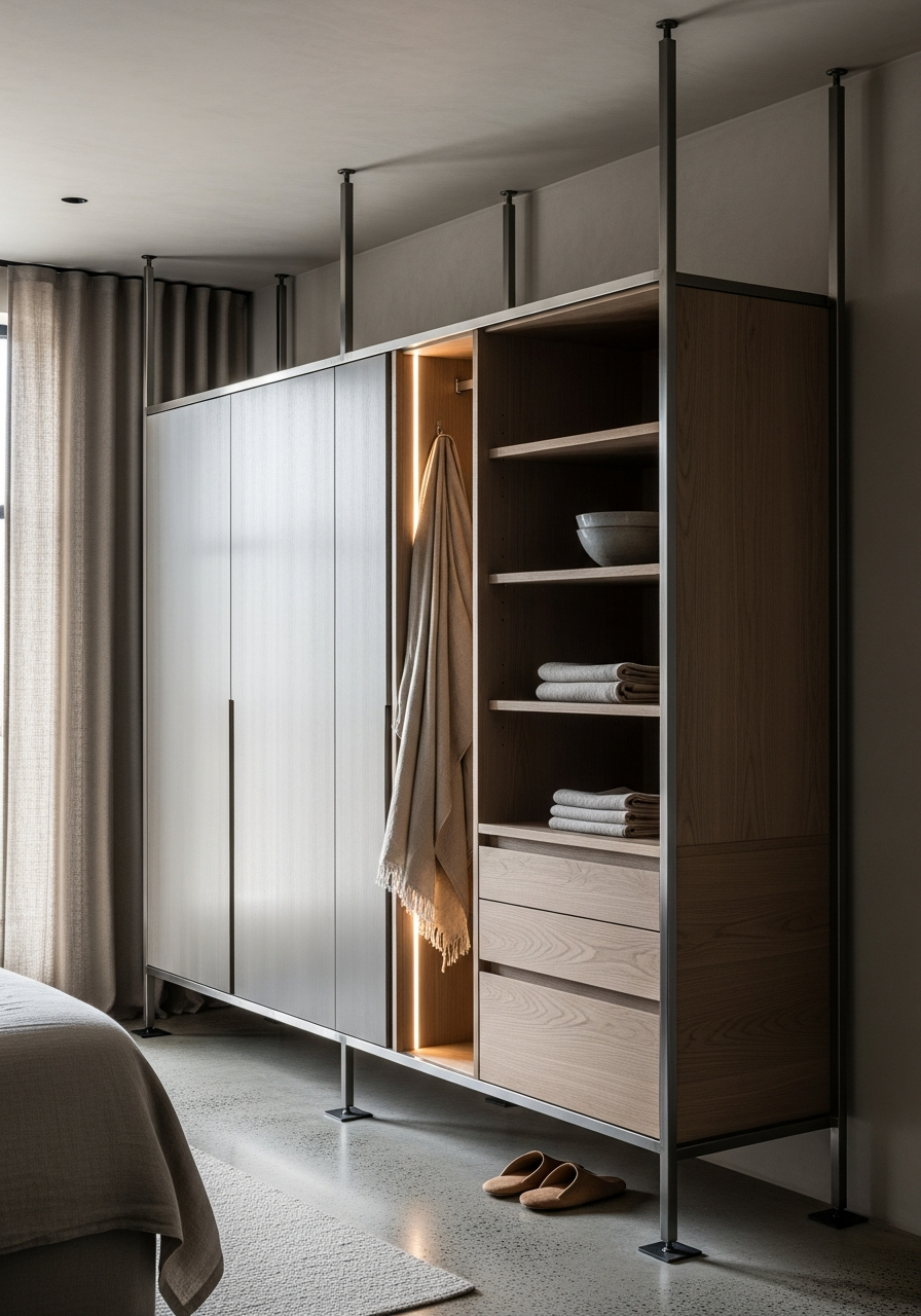 Fadior Brera Wardrobe Suite — interior room context showing cabinet integration