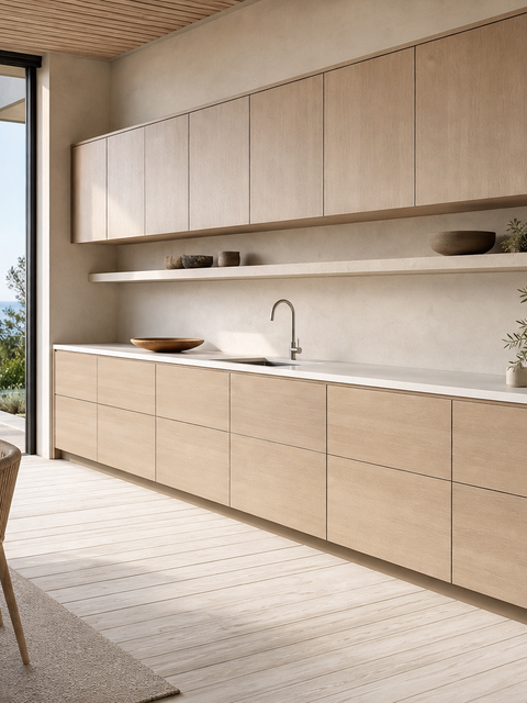 Fadior Vantage Outdoor Kitchen Suite with Deep Basin Terrace Ledge — 304 stainless steel outdoor kitchen system, front view