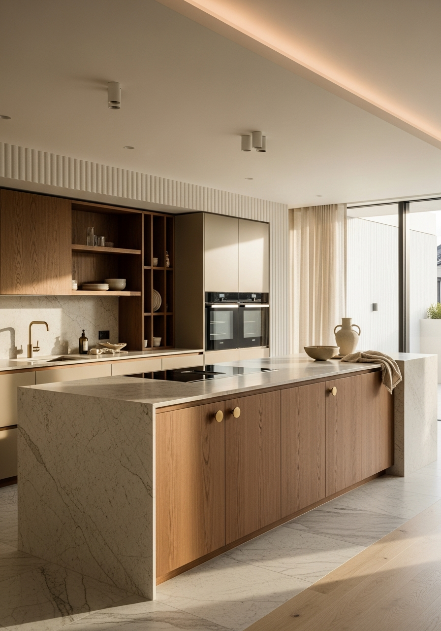 The Luxury Kitchen Design Guide: From Concept to Completion — 304 stainless steel cabinetry editorial by Fadior