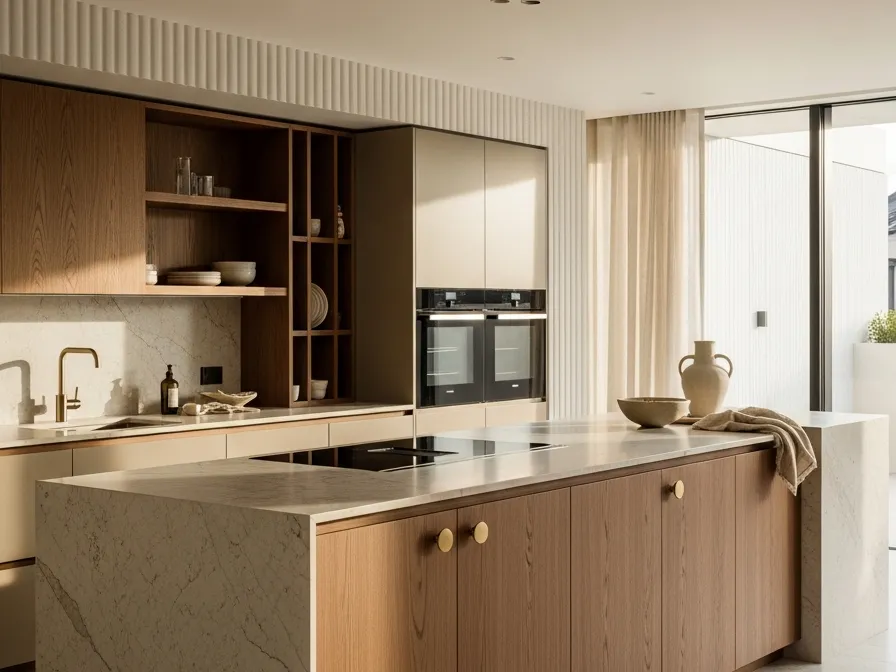 Guía de diseño de cocinas de lujo: del concepto a la realización — editorial de Fadior sobre mobiliario en acero inoxidable 304
