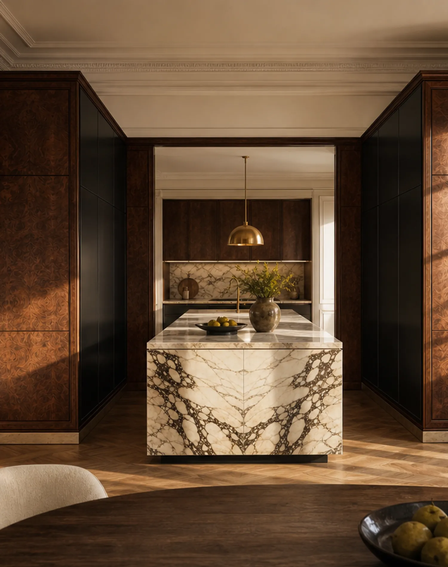 Fadior Meridian Gallery Pantry Island Pier — lifestyle setting with natural light and residential styling