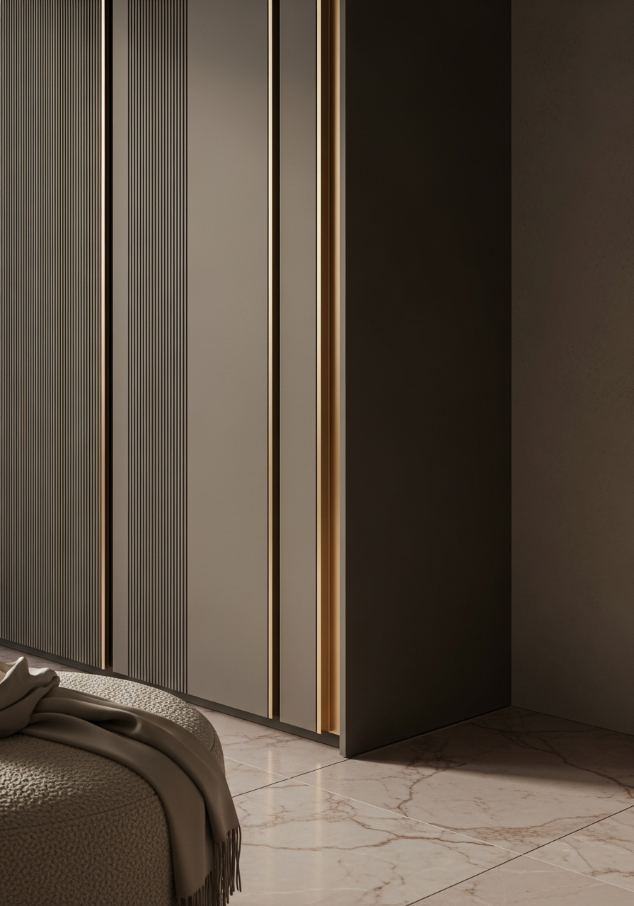 Fadior Archetype Entryway Suite — close-up of stainless steel finish and hardware detail