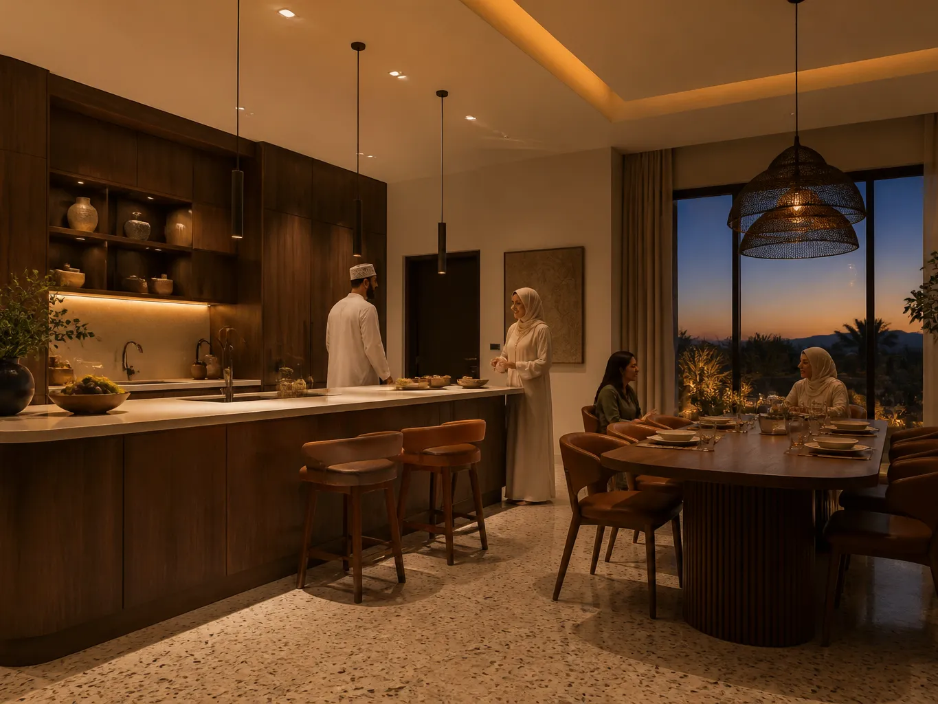 Villa Muscat Cocina y Baño de 48 m²